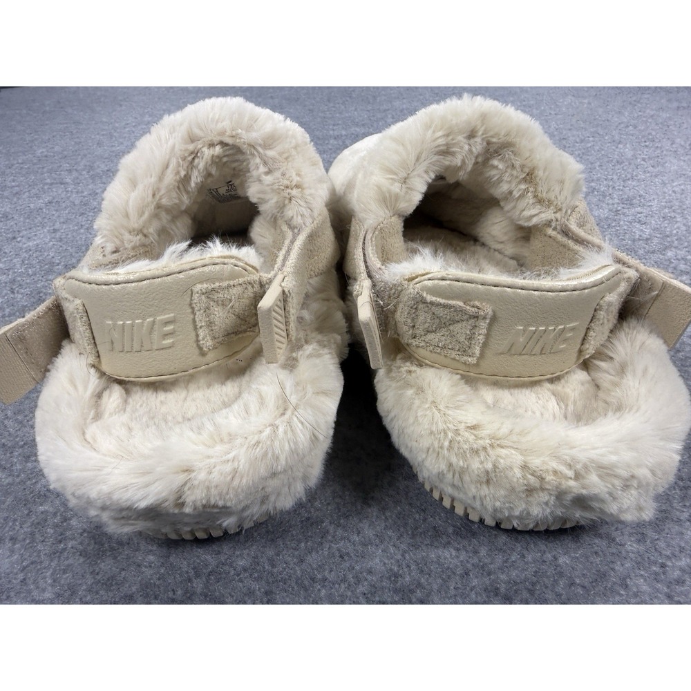 Nike Calm Mule SE Sanddrift Fur FZ3119-100 Women's 8 Men's 7 Slippers Box - Picture 5 of 10